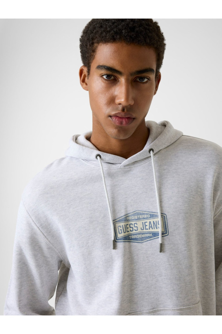 Sweat ML capuche coton Guess jeans