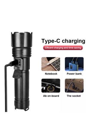 Lampe de poche rechargeable USB 300W 16,5 cm I NEED ME ONE