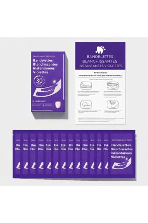 Bande blanchissante instantanée Violette (14 traitements) I NEED ME ONE