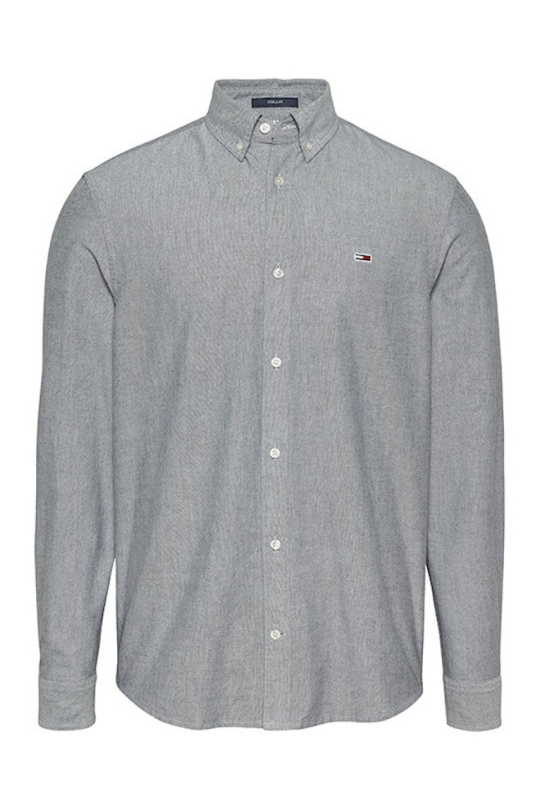 Chemise à manches longues Tommy Hilfiger pour homme Gris Tommy Hilfiger