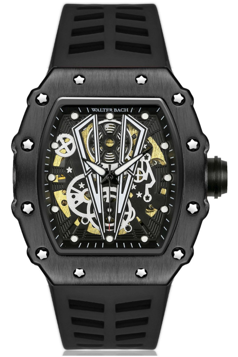 Montre automatique - WALTER BACH - Black/Black/Black Walter bach