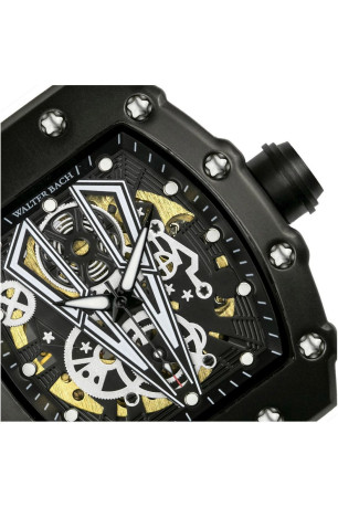 Montre automatique - WALTER BACH - Black/Black/Black Walter bach