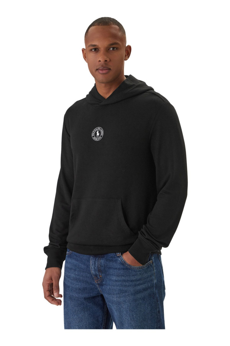 Sweat à capuche logo Noir Ralph lauren