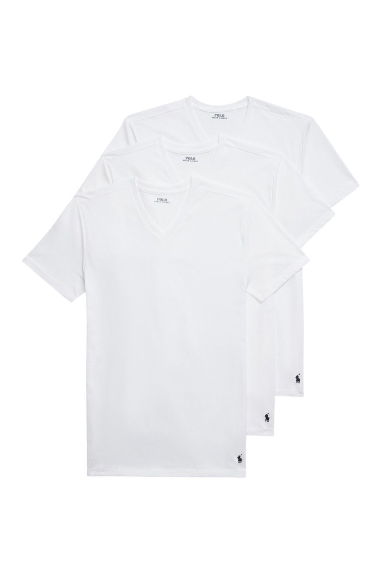 Tripack T-shirts manches courtes Ralph lauren