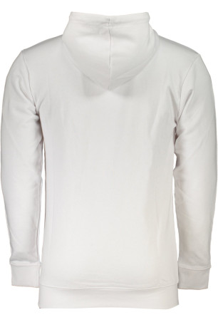 Sweat à capuche manches longues blanc Cavalli Class