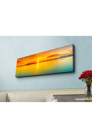 Peinture décorative sur toile éclairée par LED - 3090HDACT-003 - Multicolor - 254LED4476 Wall addiction