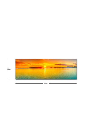 Peinture décorative sur toile éclairée par LED - 3090HDACT-003 - Multicolor - 254LED4476 Wall addiction
