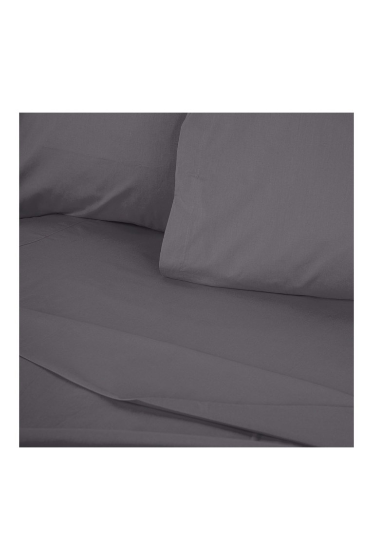 Drap-housse simple Renforcé Small - 90x190+30cm - Grey MIX & MATCH