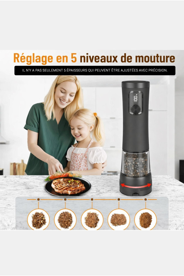 Ensemble de 2 moulins automatiques I NEED ME ONE
