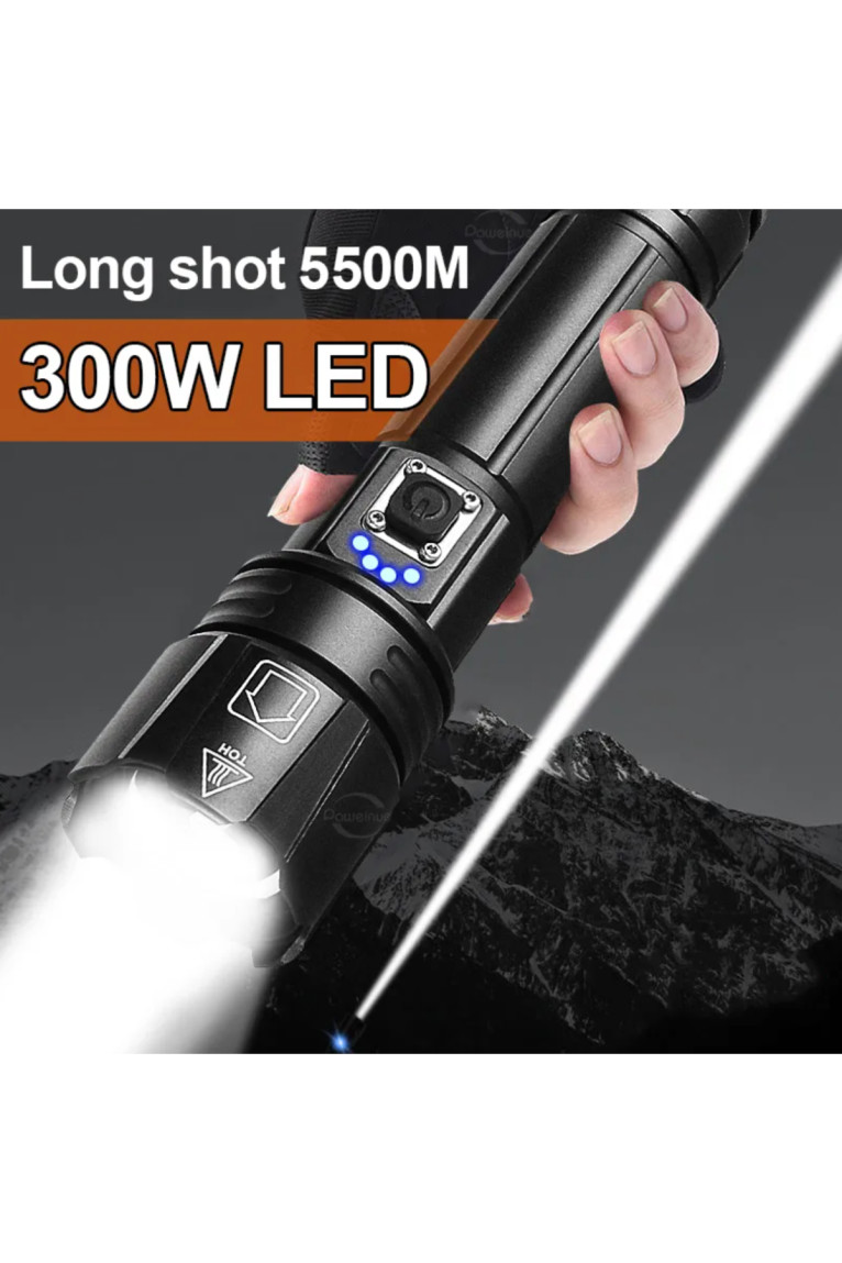 Lampe de poche rechargeable USB 300W 16,5 cm I NEED ME ONE
