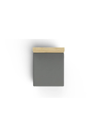 Drap-housse - 160x200+30 - Dark Grey - Dark Grey - 772WTN95120 Cotton box