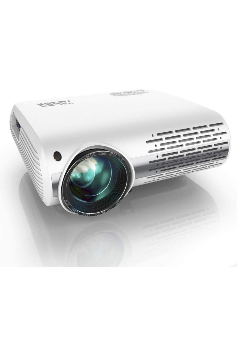 Projecteur 1080P supportant la 4K Blanc YABER
