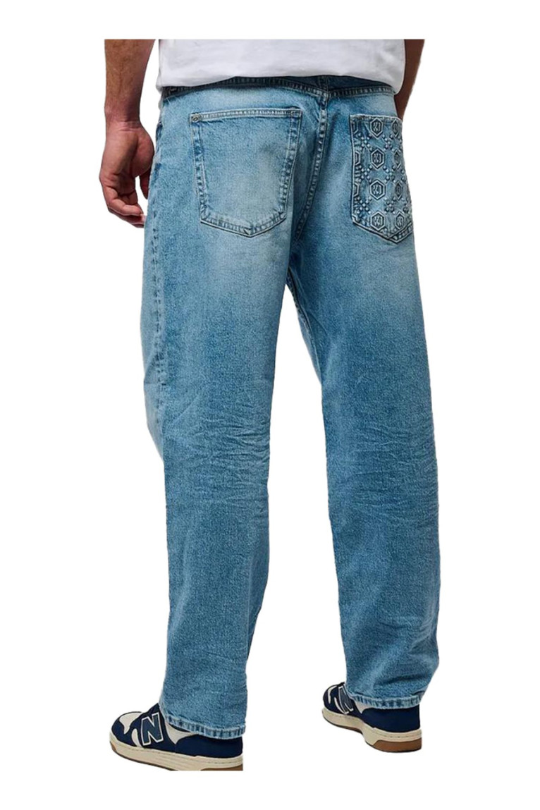 Jean loose effet déchiré Icenin Kaporal