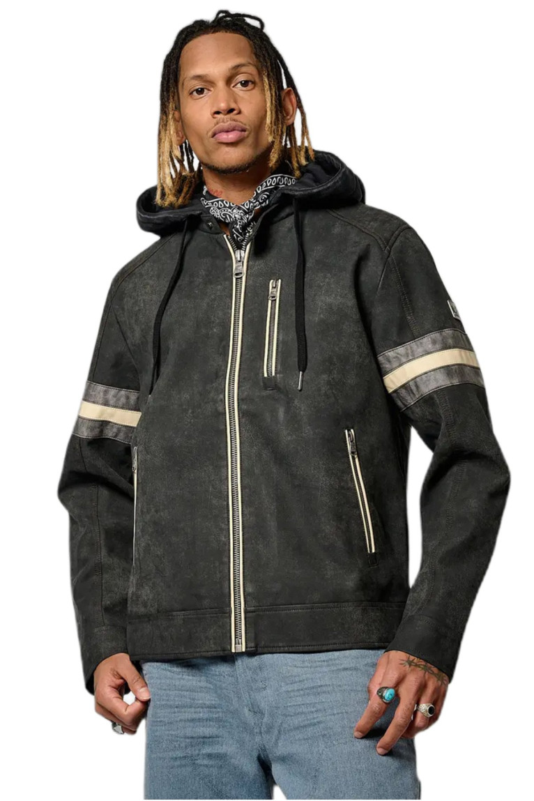 Blouson à capuche réversible Kaporal