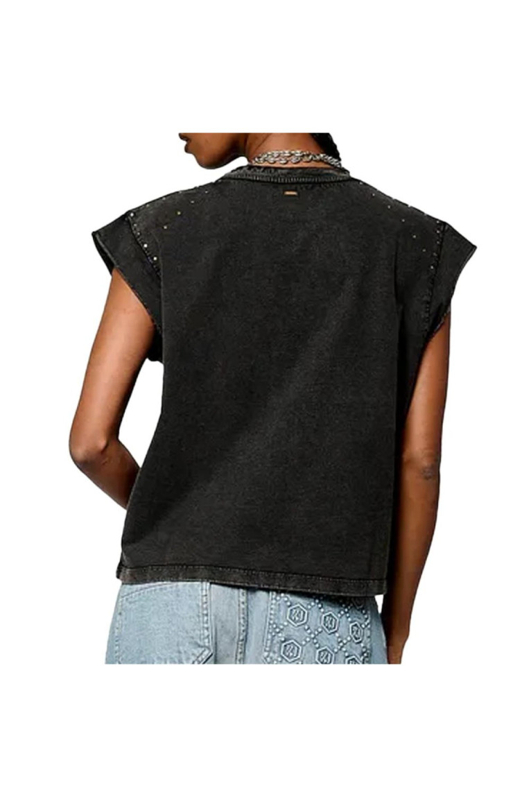 T-shirt clouté manches courtes Kaporal