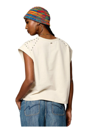 T-shirt clouté manches courtes Kaporal