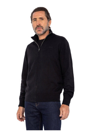 Cardigan zippé avec poches Schott