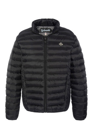 Doudoune légère logo patché Schott