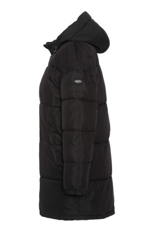 Doudoune longue à capuche Schott