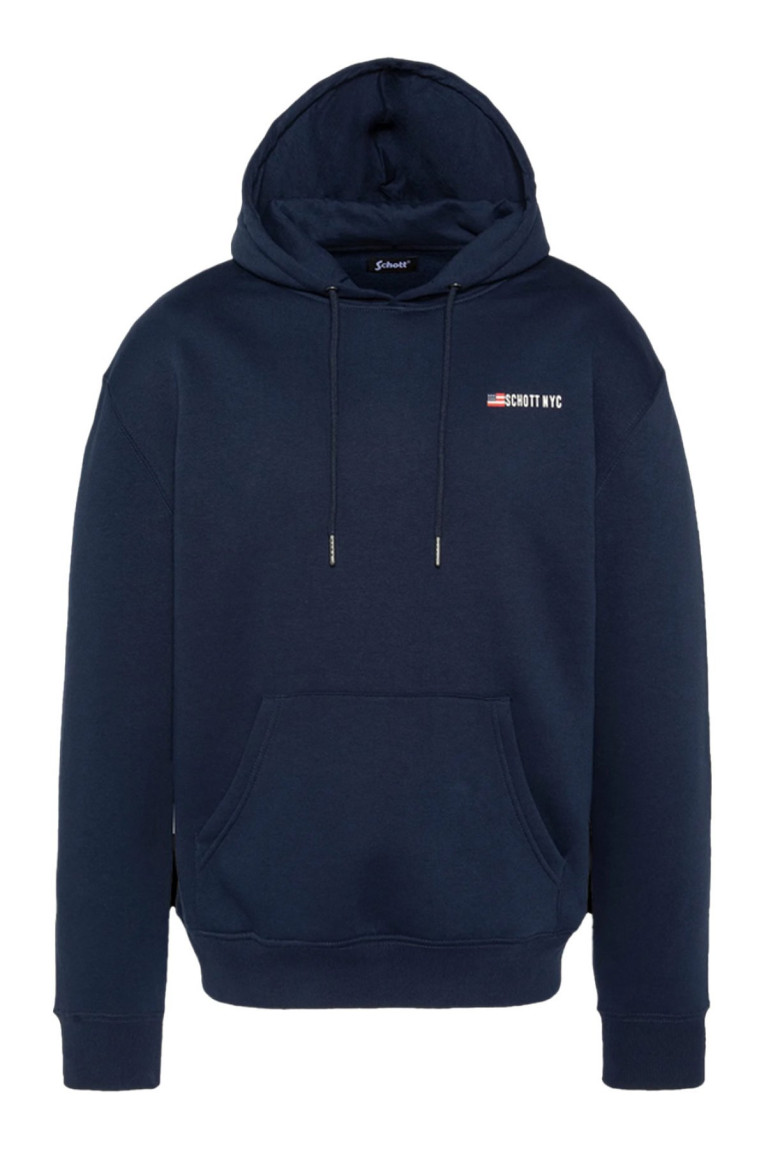 Sweat ML avec capuche coton Schott
