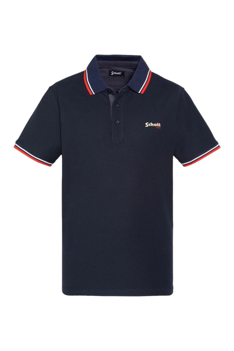 Polo MC 100% coton Schott