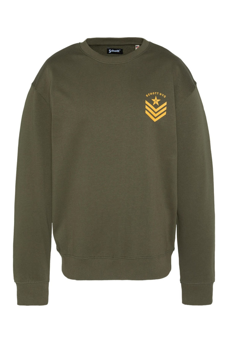 Sweatshirt logo imprimé Schott