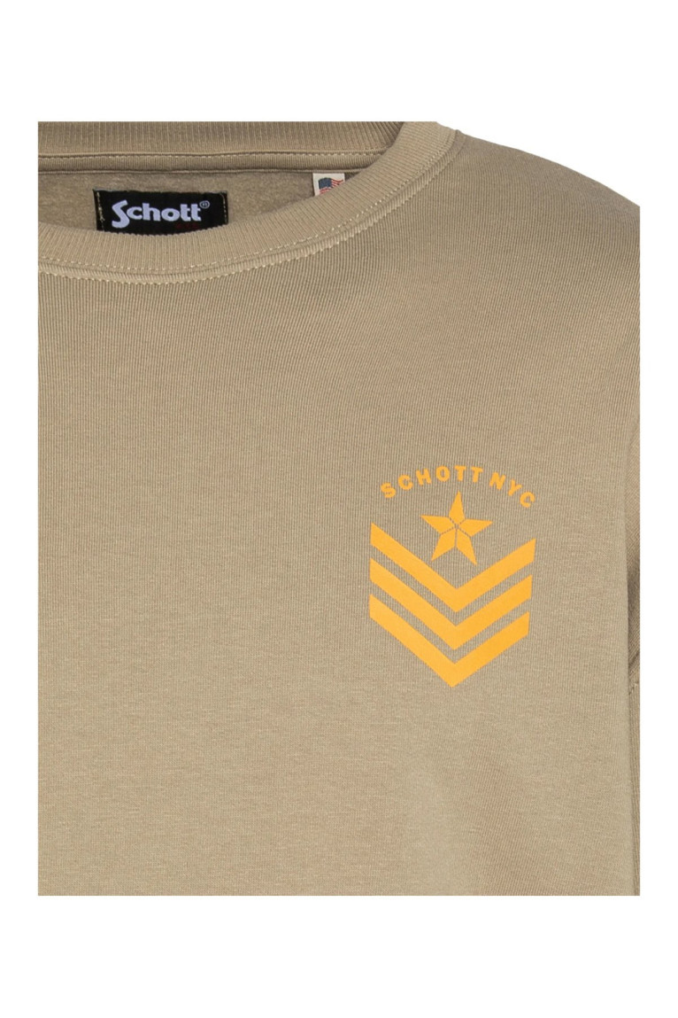 Sweatshirt logo imprimé Schott