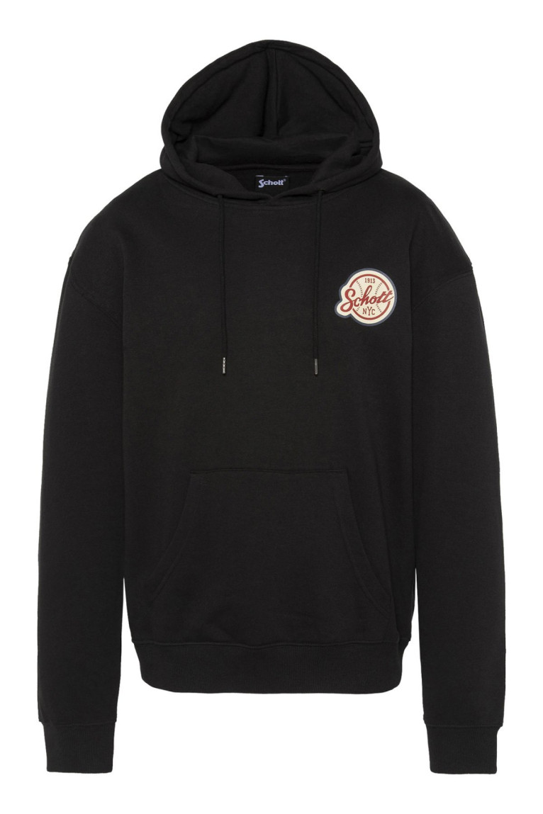 Sweat à capuche baseball Schott