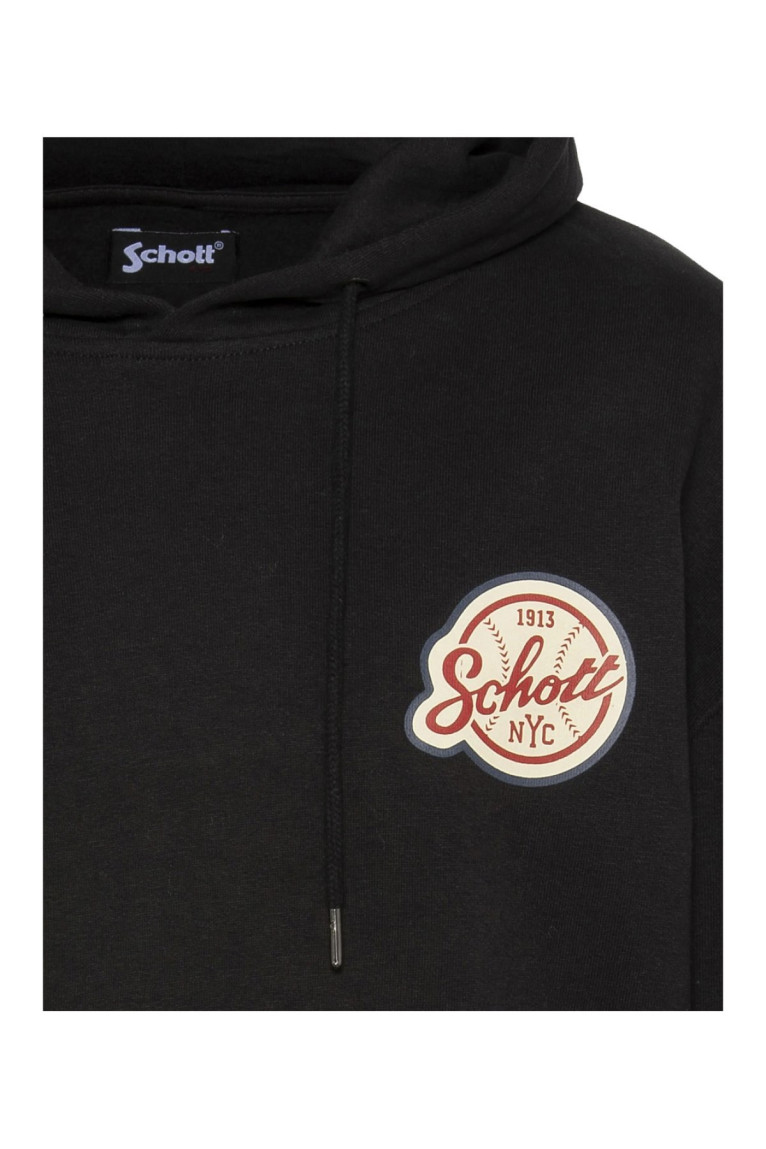 Sweat à capuche baseball Schott