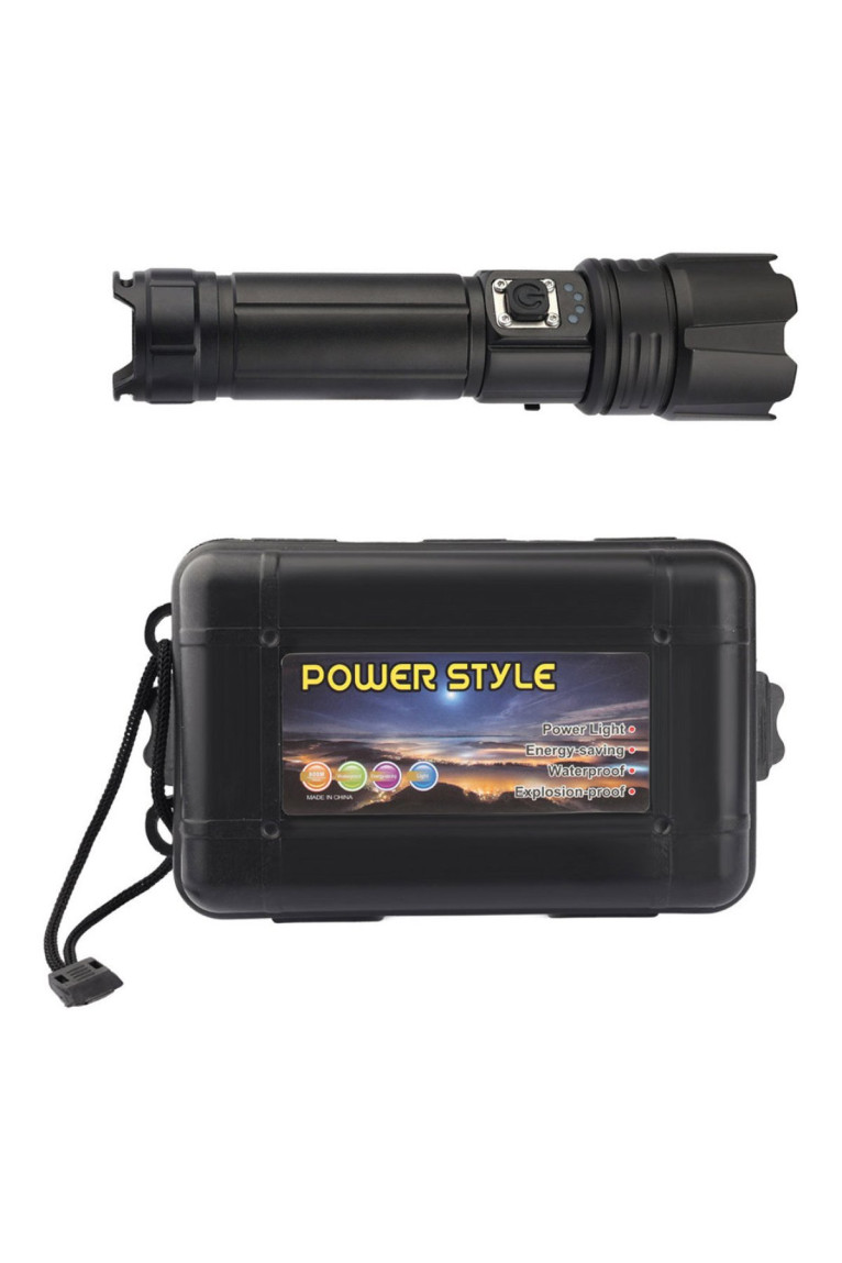 Lampe torche LED Tactique Rechargeable Platyne