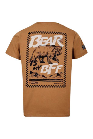 T-shirt à manches courtes Marron Tabac Watts