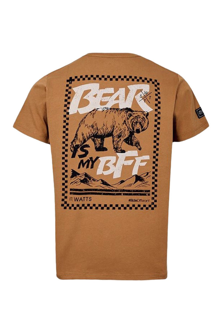 T-shirt à manches courtes Marron Tabac Watts
