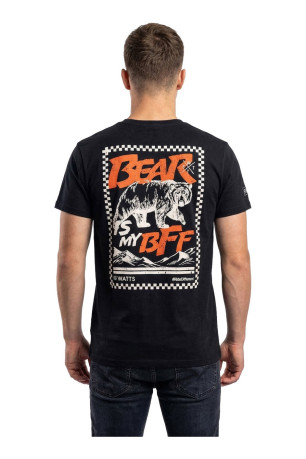 T-shirt à manches courtes logo Noir Watts