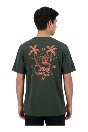 T-shirt à manches courtes et logo Vert Watts