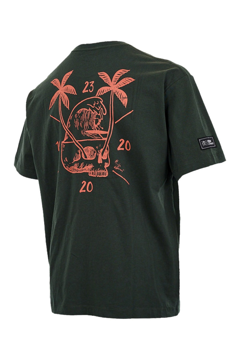 T-shirt à manches courtes et logo Vert Watts