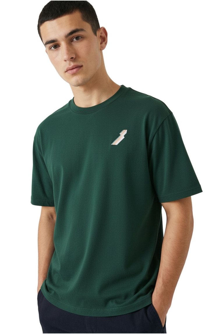T-shirt à manches courtes logo Vert Watts