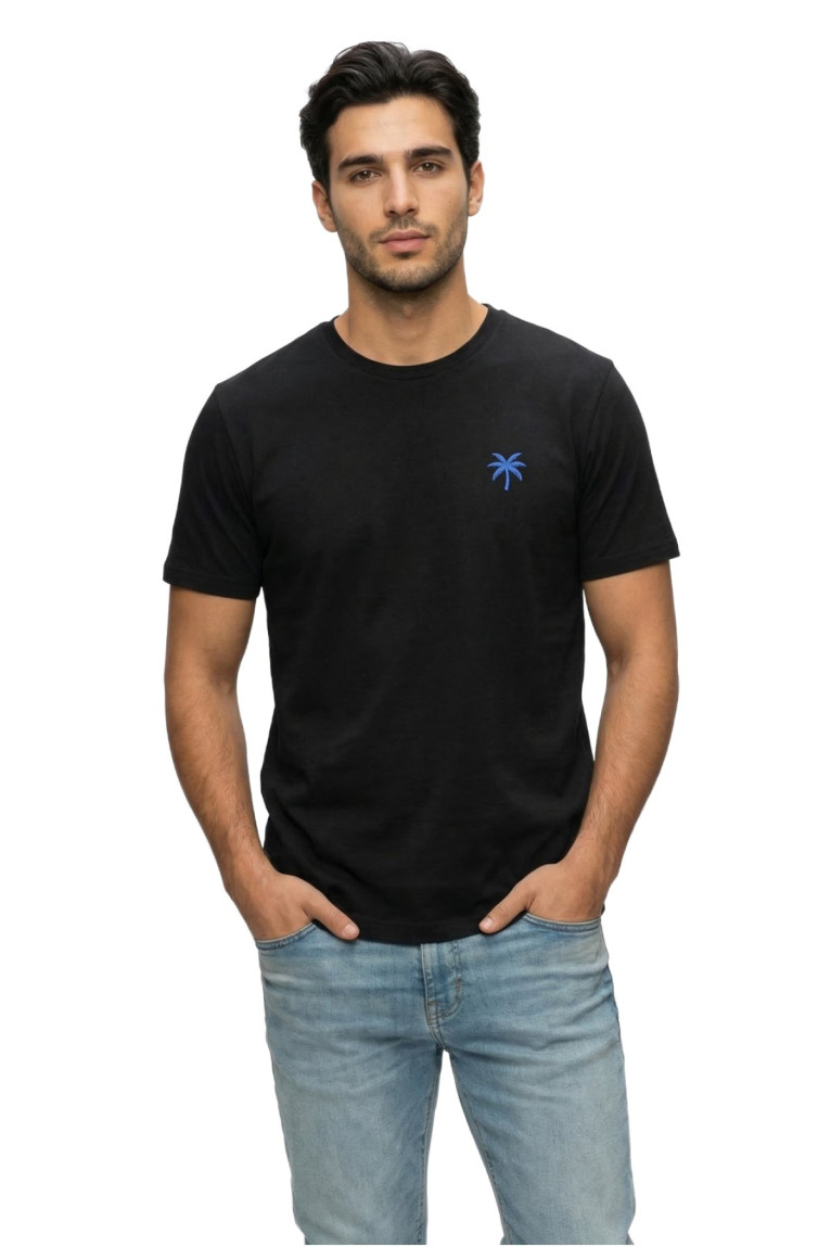 T-shirt à manches courtes logo Noir Watts
