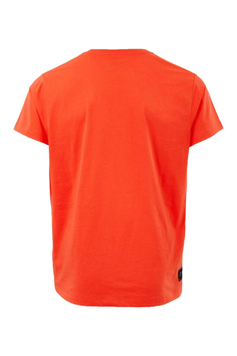 T-shirt manches courtes logo Orange Fluo Watts