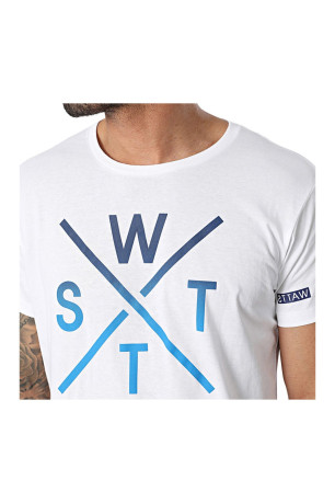 T-shirt à manches courtes blanc Watts