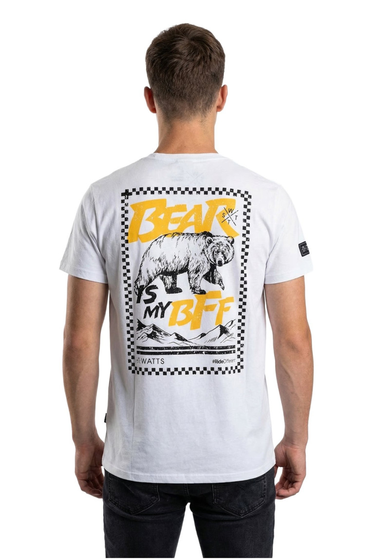 T-shirt à manches courtes Blanc Watts