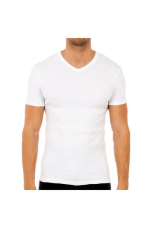 T-shirt thermique manches courtes Homme Blanc