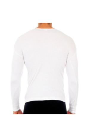 T-shirt thermique à manches longues Homme Blanc