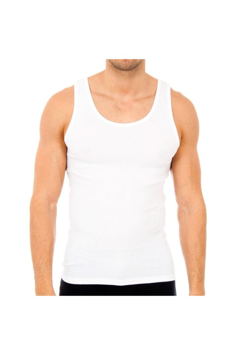 Débardeur à larges bretelles Homme Blanc