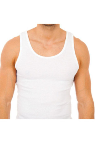 Débardeur à larges bretelles Homme Blanc