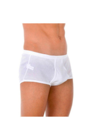 Slip classique avec ouverture latérale Homme Blanc