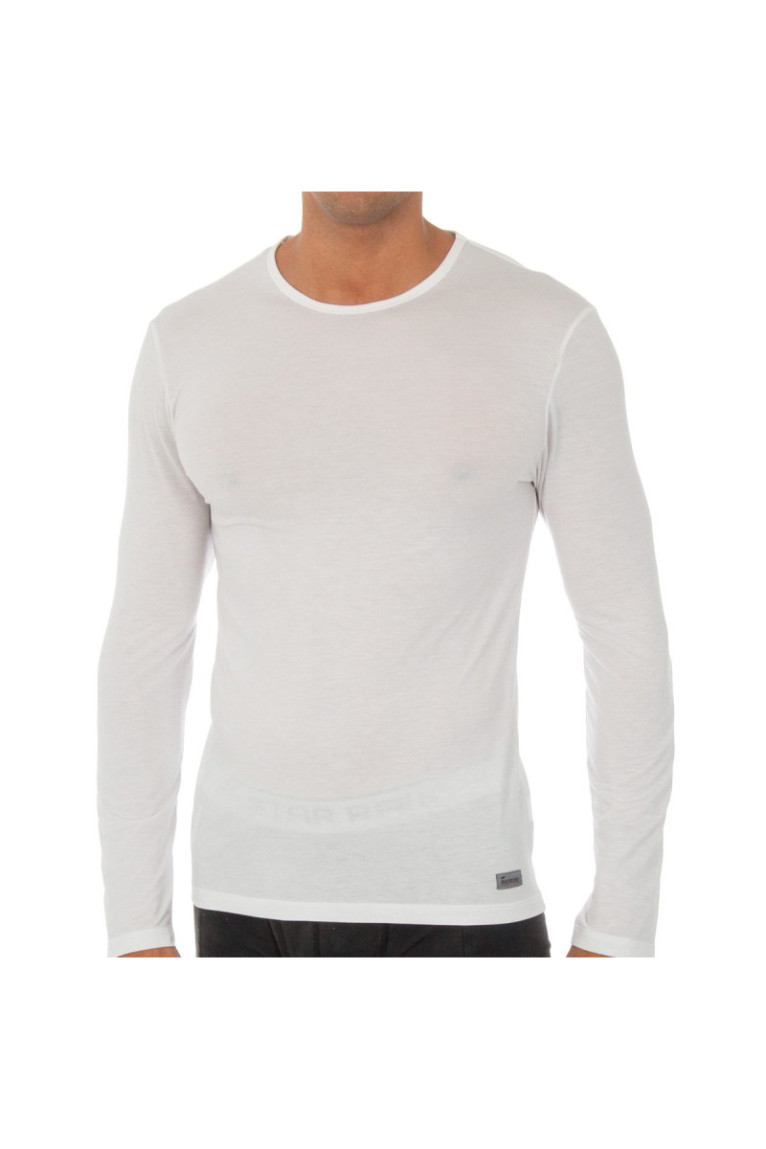 Thermal Tech Men's Long Sleeve T-Shirt Homme Blanc