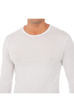 Thermal Tech Men's Long Sleeve T-Shirt Homme Blanc