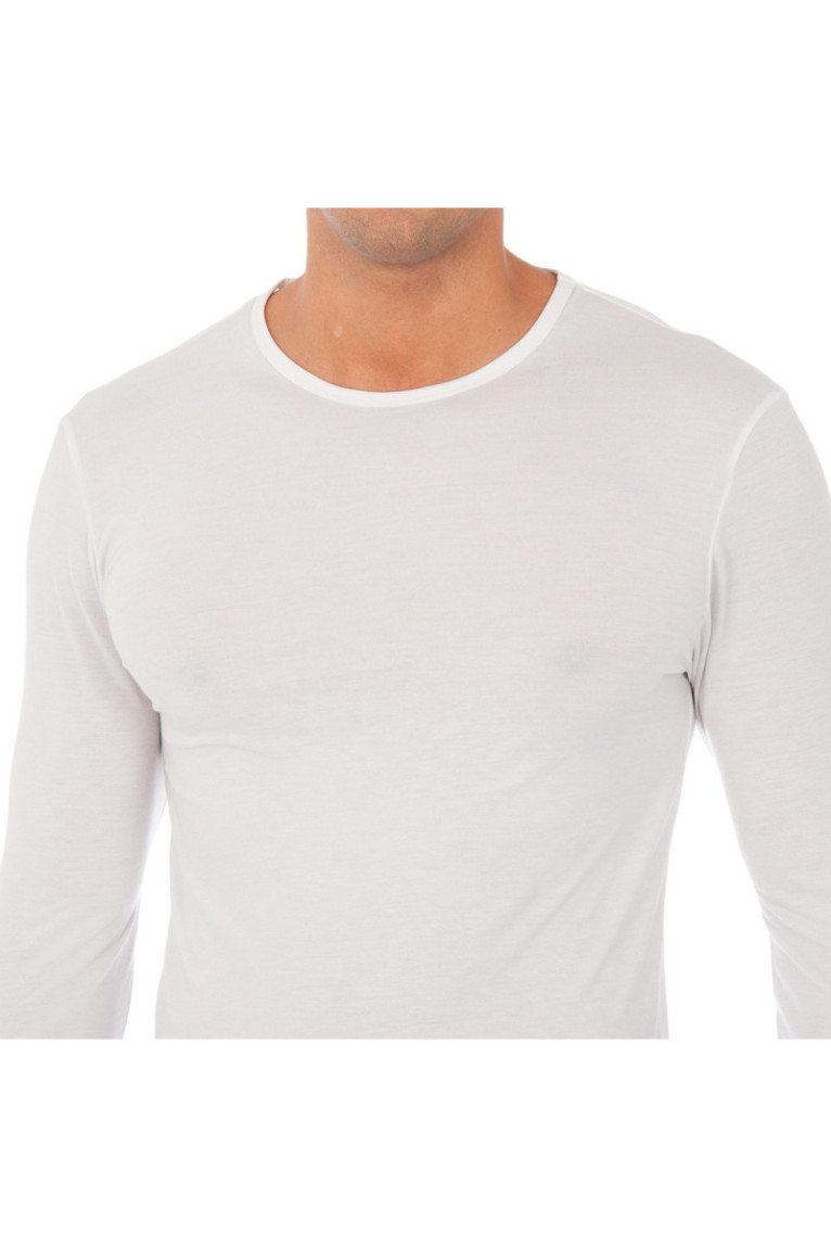 Thermal Tech Men's Long Sleeve T-Shirt Homme Blanc