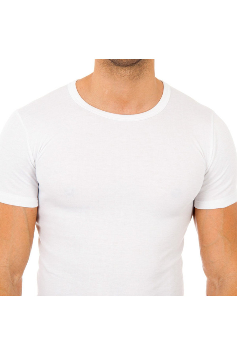 T-shirt à manches courtes Homme Blanc