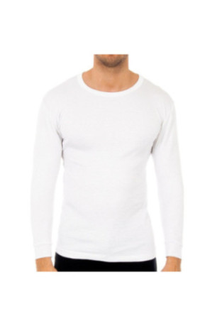 T-shirt thermique manches longues Homme Blanc